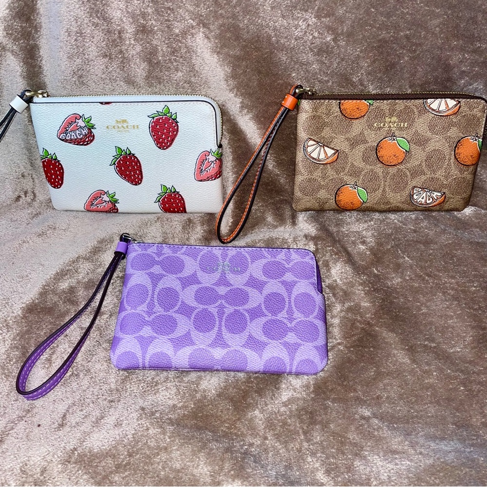 Coach Wristlet BUNDLE!! 3 All Brand New!